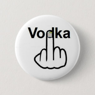 Bóton Redondo 5.08cm Sacudir Button Vodka