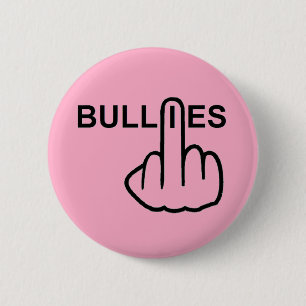 Bóton Redondo 5.08cm Sacudir de Bullies do Botão