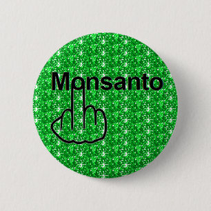 Bóton Redondo 5.08cm Sacudir de Monsanto do botão
