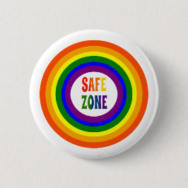 Bóton Redondo 5.08cm Safe Zone Rainbow Button