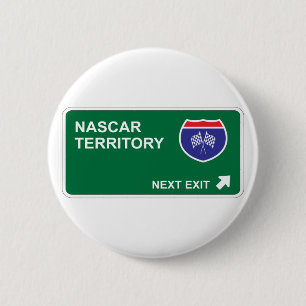 Bóton Redondo 5.08cm Saída seguinte de NASCAR