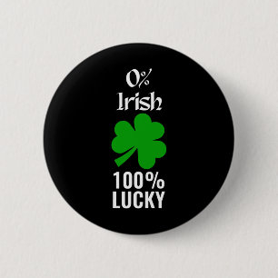 Bóton Redondo 5.08cm Saint Patrick Paddys Day Irlanda Clover 0% Irlandê