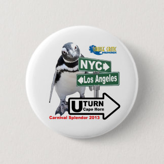 Bóton Redondo 5.08cm Sally o botão do centímetro cúbico do pinguim
