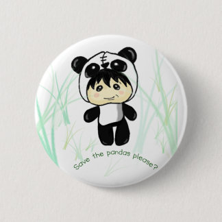 Bóton Redondo 5.08cm Salvar as pandas satisfazem?