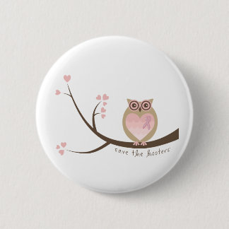 Bóton Redondo 5.08cm Salvar o botão redondo dos Hooters