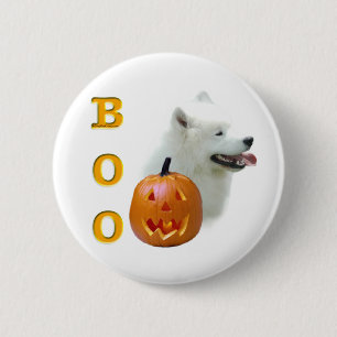 Bóton Redondo 5.08cm Samoyed Boo