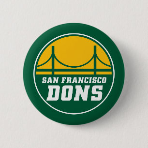 Bóton Redondo 5.08cm San Francisco Dons