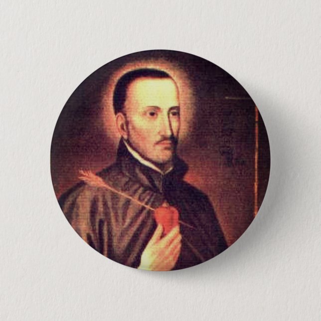 Bóton Redondo 5.08cm San Roque González de Papais noeis Cruz (Frente)