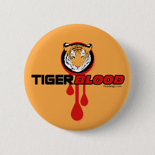 Bóton Redondo 5.08cm Sangue do tigre