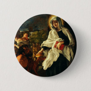 Bóton Redondo 5.08cm Santa Francisca de Roma