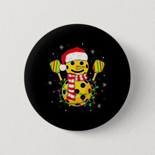 Bóton Redondo 5.08cm Santa Hat Snowman Oferece Presentes Para Xmas Engr