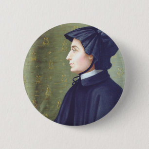 Bóton Redondo 5.08cm Santa Isabel Ana Seton
