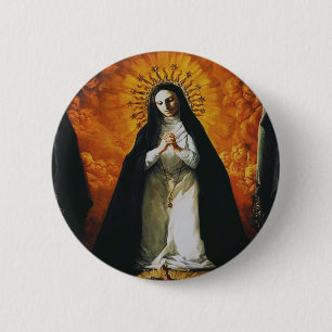 Bóton Redondo 5.08cm Santa Margarida Maria Alacoque