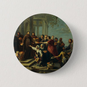 Bóton Redondo 5.08cm Santo António de Pádua por Willem van Herp