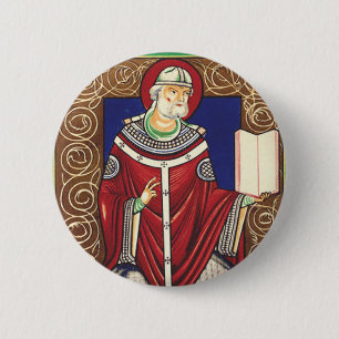 Bóton Redondo 5.08cm Santo Papa Gregório Magno
