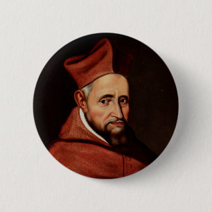 Bóton Redondo 5.08cm Santo Roberto Belarmino Padroeiro dos Advogados Ca