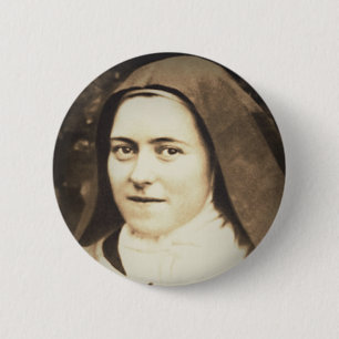 BÓTON REDONDO 5.08CM SANTO THERESE DE LISIEUX