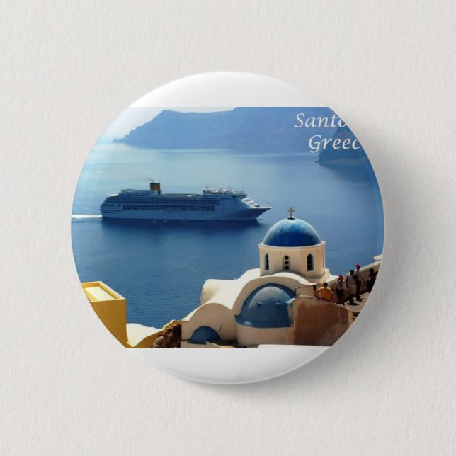 Bóton Redondo 5.08cm Santorini_Oia (Frente)