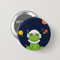 Sapo Astronauta Animal Com Capacete Espacial
