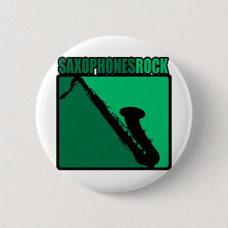 Bóton Redondo 5.08cm Saxofones Rock!