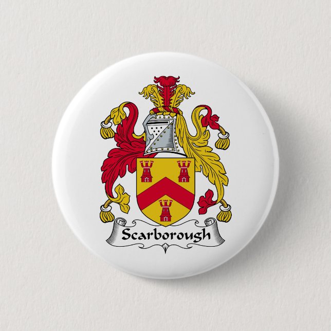 Bóton Redondo 5.08cm Scarborough Family Crest (Frente)