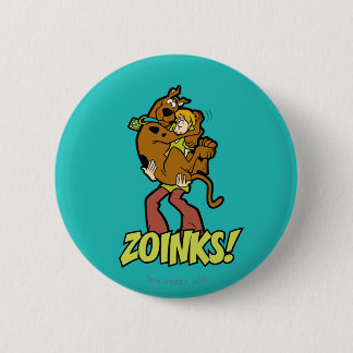 Bóton Redondo 5.08cm Scooby-Doo e Zoinks Shaggy!
