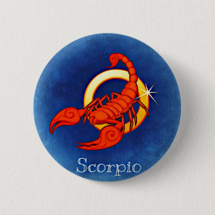 Bóton Redondo 5.08cm Scorpio, Scorpione