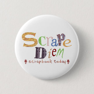 Bóton Redondo 5.08cm Scrape Diem (Scrapbooking)