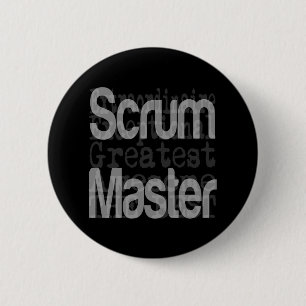 Bóton Redondo 5.08cm Scrum Master Extraordinaire
