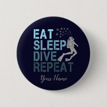 Scuba Diving Coma Dissipador de Sono Repetindo diz