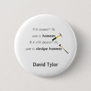 Bóton Redondo 5.08cm Se não ajustado,