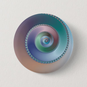 Bóton Redondo 5.08cm Sea Shell - Fractal