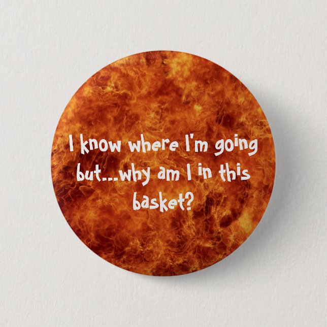 Bóton Redondo 5.08cm Sei aonde vou, Button (Frente)