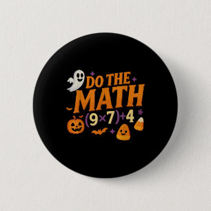 Bóton Redondo 5.08cm Seis Sete 67 Meme Faça as Contas Halloween Alpha G