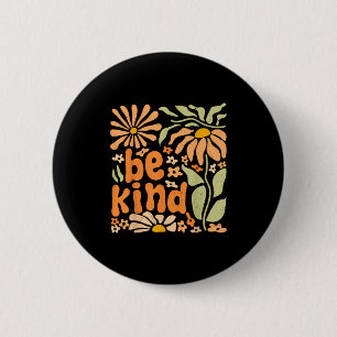 Bóton Redondo 5.08cm Seja Bastante Positivo Para A Cota Boho Floral Flo
