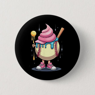 Bóton Redondo 5.08cm Sell Ice Cream Drip _5 