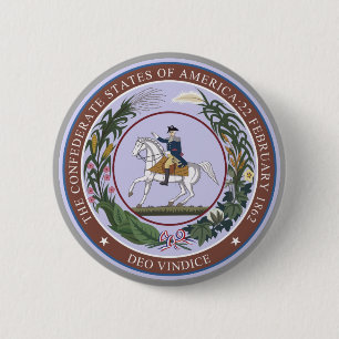 Bóton Redondo 5.08cm Selo da Confederação