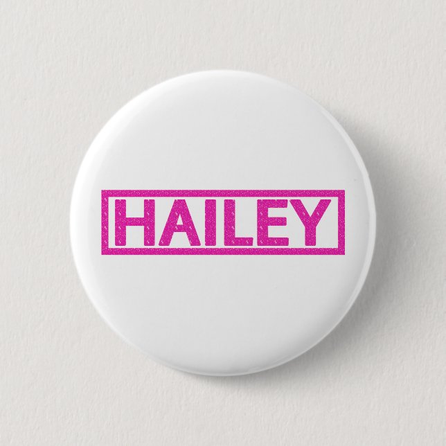 Bóton Redondo 5.08cm Selo de Hailey (Frente)