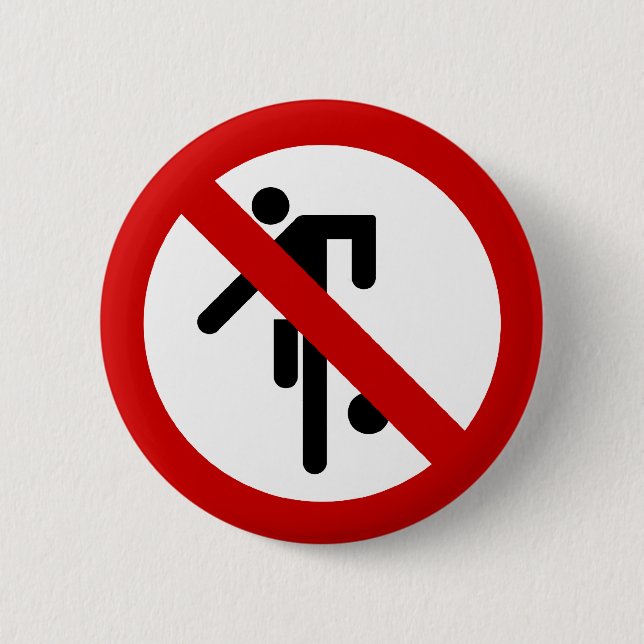 Bóton Redondo 5.08cm SEM Ball Games ⚠ Tailandês Park Sinal ⚠ (Frente)