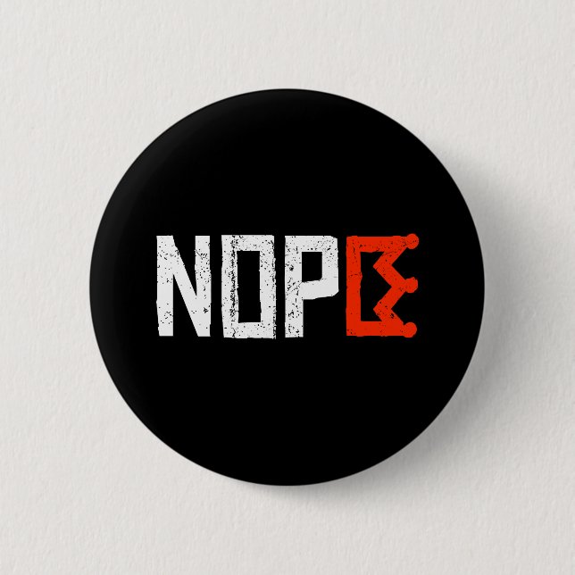 Bóton Redondo 5.08cm Sem Kings Sem Texto de Protesto Assinar Texto Negr (Frente)