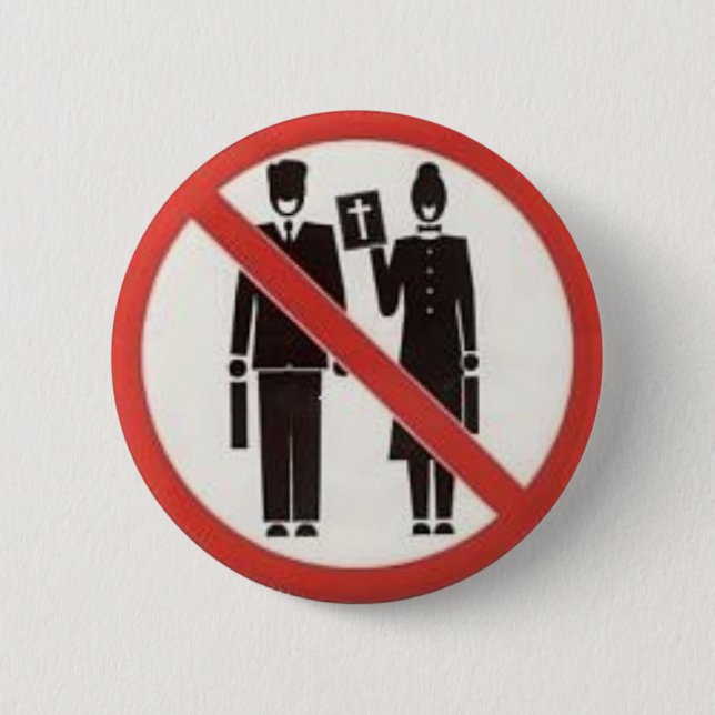 Bóton Redondo 5.08cm Sem Obrigados Somos Ateus Crachá/Botão (Frente)