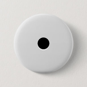 Bóton Redondo 5.08cm Semente minimalista dos dados do solteiro do