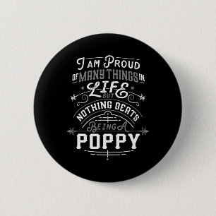 Bóton Redondo 5.08cm Sendo um Avô Poppy Dia dos Pais Homens