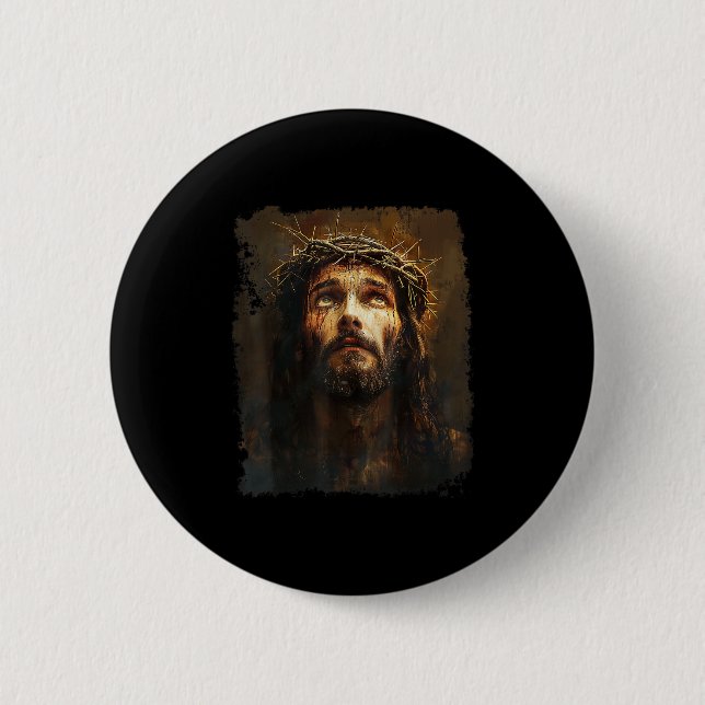 Bóton Redondo 5.08cm Senhor Jesus Cristo  (Frente)