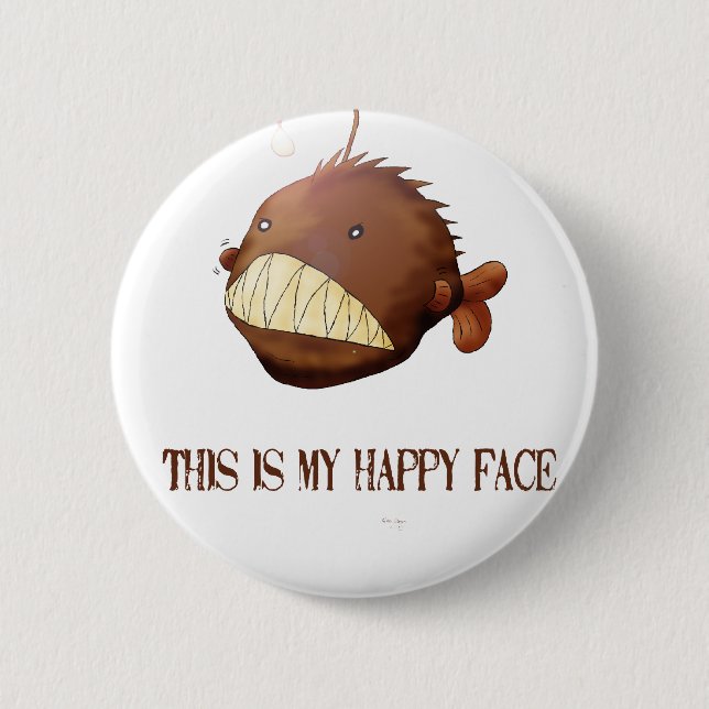 Bóton Redondo 5.08cm Senhora Pescador (Frente)