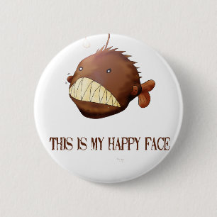 Bóton Redondo 5.08cm Senhora Pescador