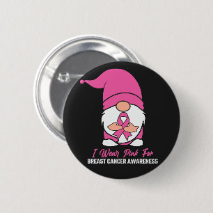 Bóton Redondo 5.08cm Sensibilização do Cancer da Mama do Friso Rosa