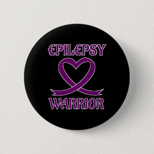 Bóton Redondo 5.08cm Sensibilização do Guerreiro Púrpura do Coração Epi