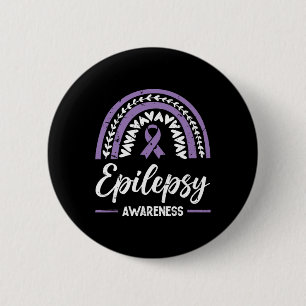 Bóton Redondo 5.08cm Sensibilização para a epilepsia Arco-Íris Epilepsi
