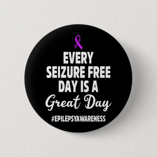Bóton Redondo 5.08cm Sensibilização para a Epilepsia Convulsões Guerrei